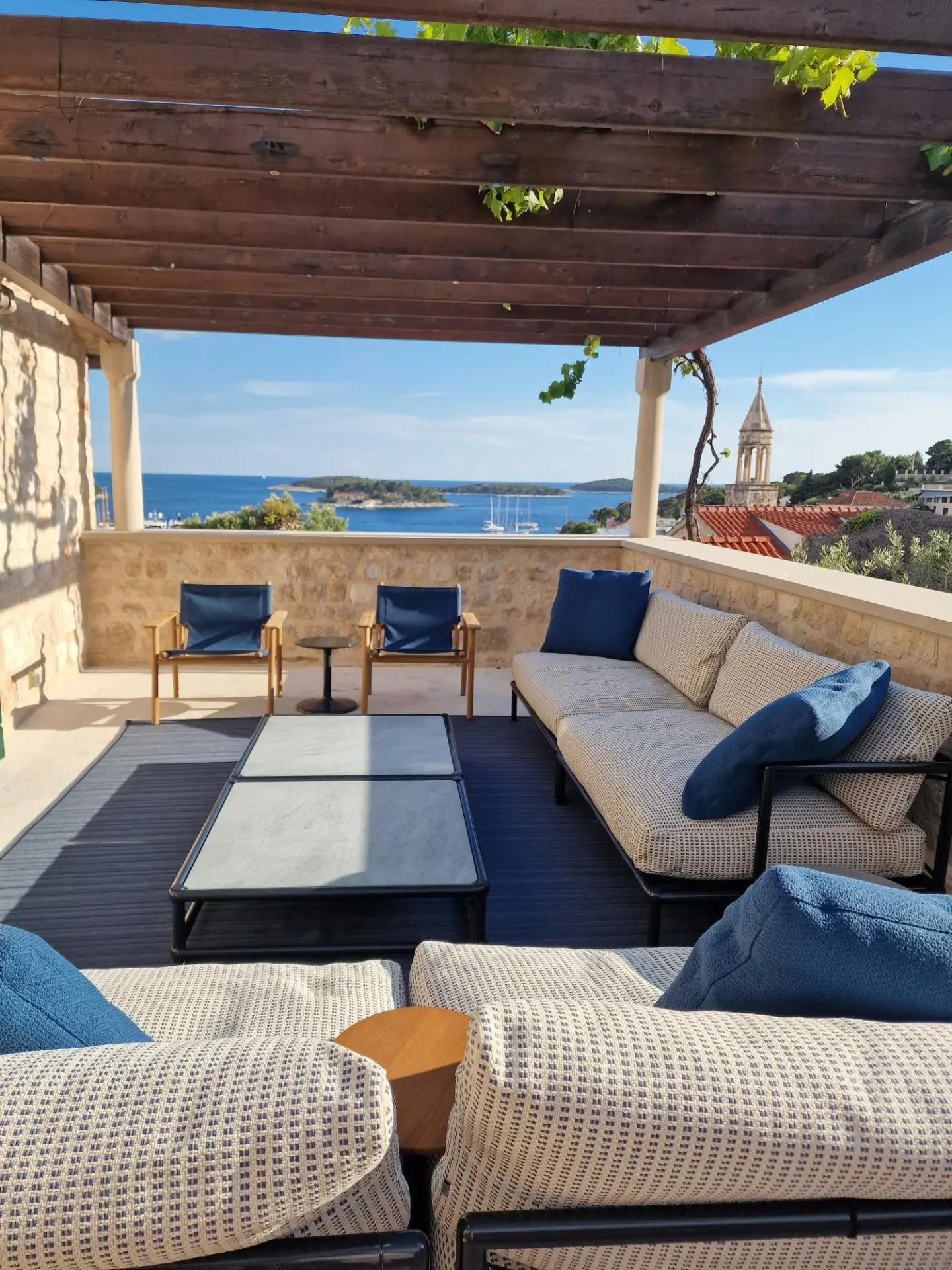 Villa Hvar Town Beauty terrace