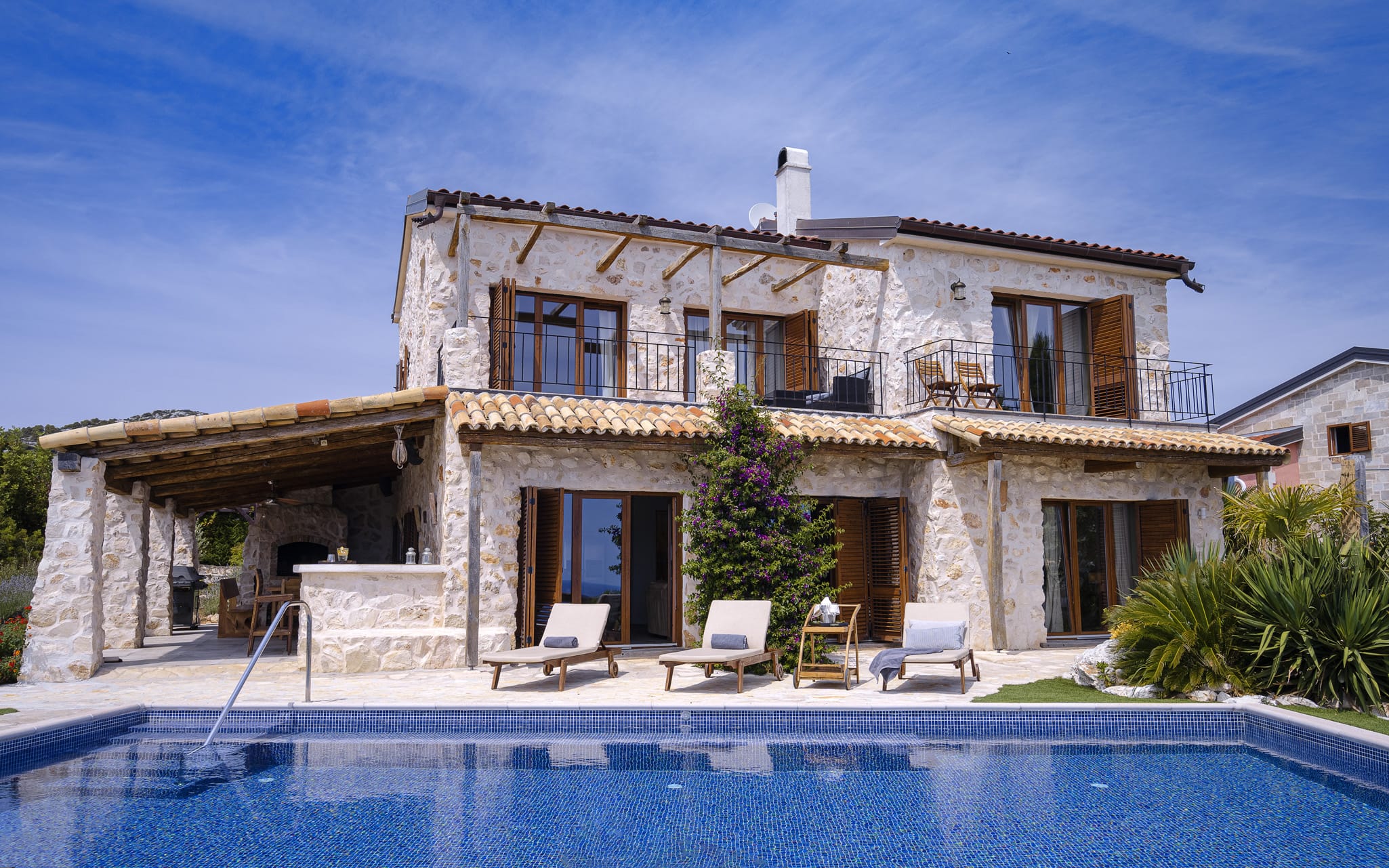 Villa Hvar Stone Beauty - Luxury villa rental in Hvar Croatia with 4 bedrooms and 10 people capacity