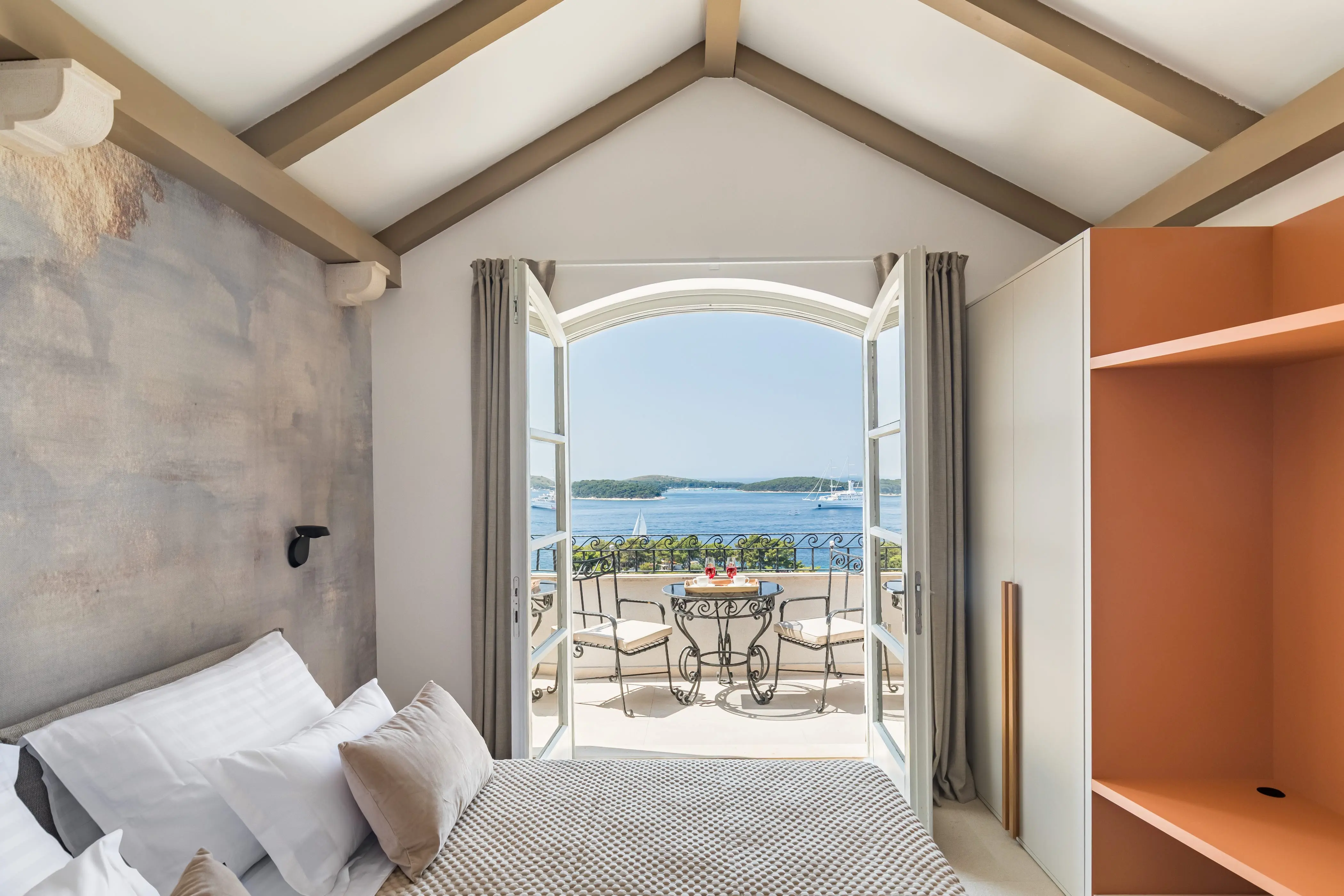 Charming Villa Hvar Panoramic Bedrooms