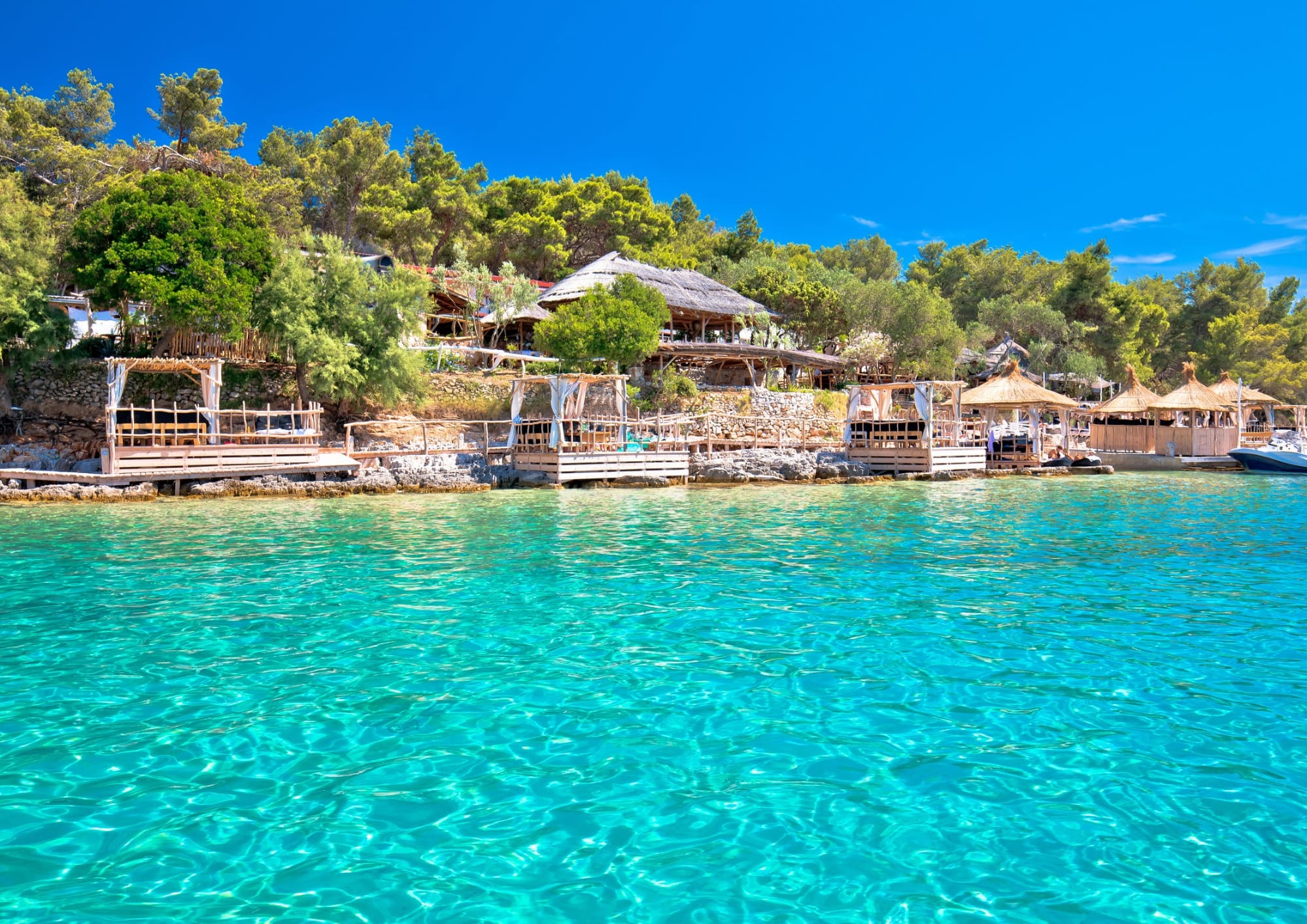 Beautiful Palmižana Bay on Pakleni Islands